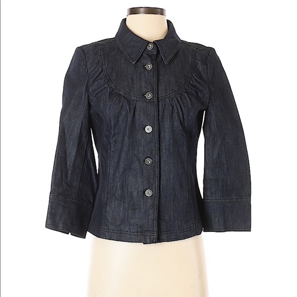 Dkny Jackets & Blazers - DKNY Jeans | Girly Dark Wash Denim Jacket